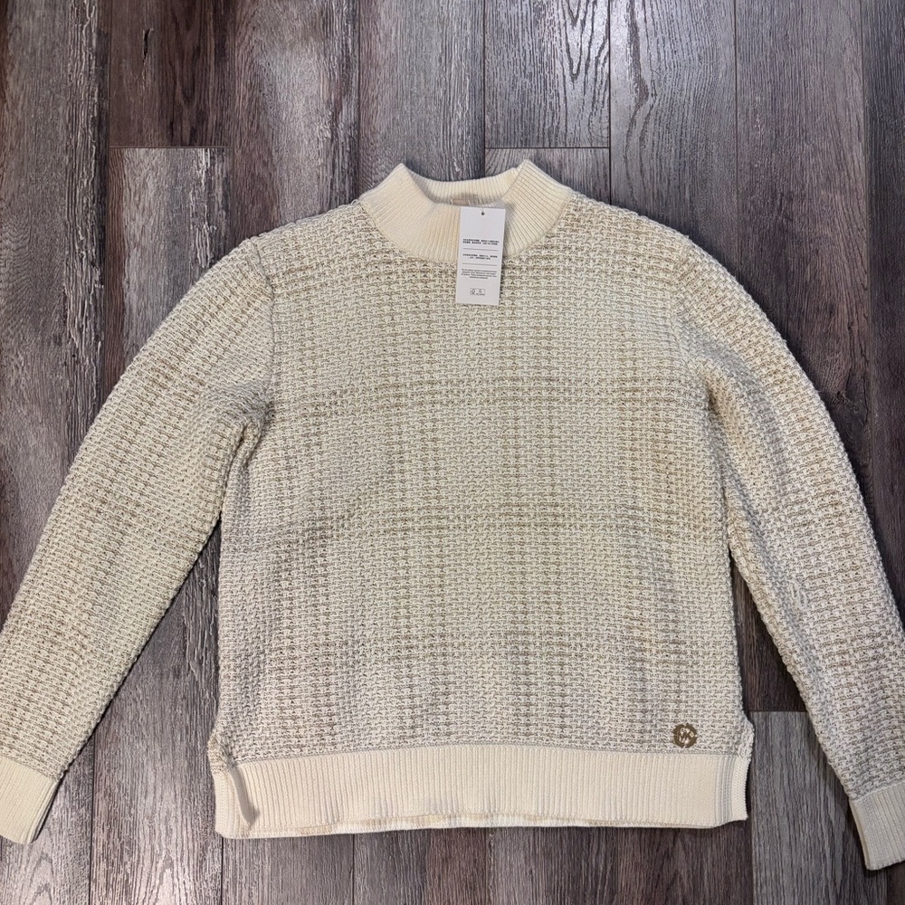 MK Cream & Gold Sweater
